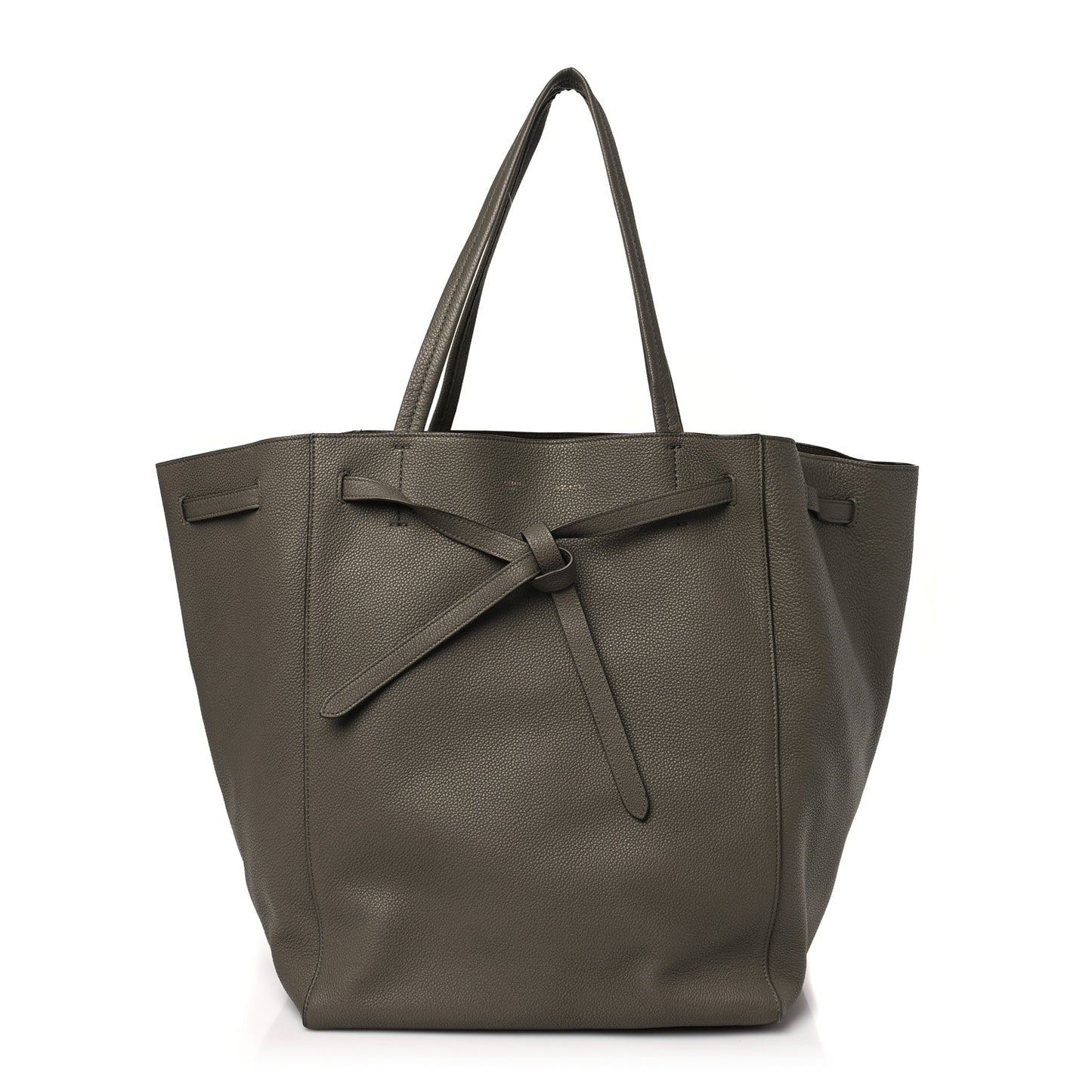Soft Grained Calfskin Small Belt Cabas Phantom Taupe