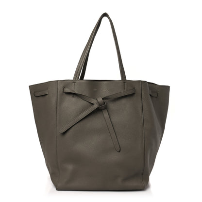 Celine Soft Grained Calfskin Small Belt Cabas Phantom Taupe 1 of 8