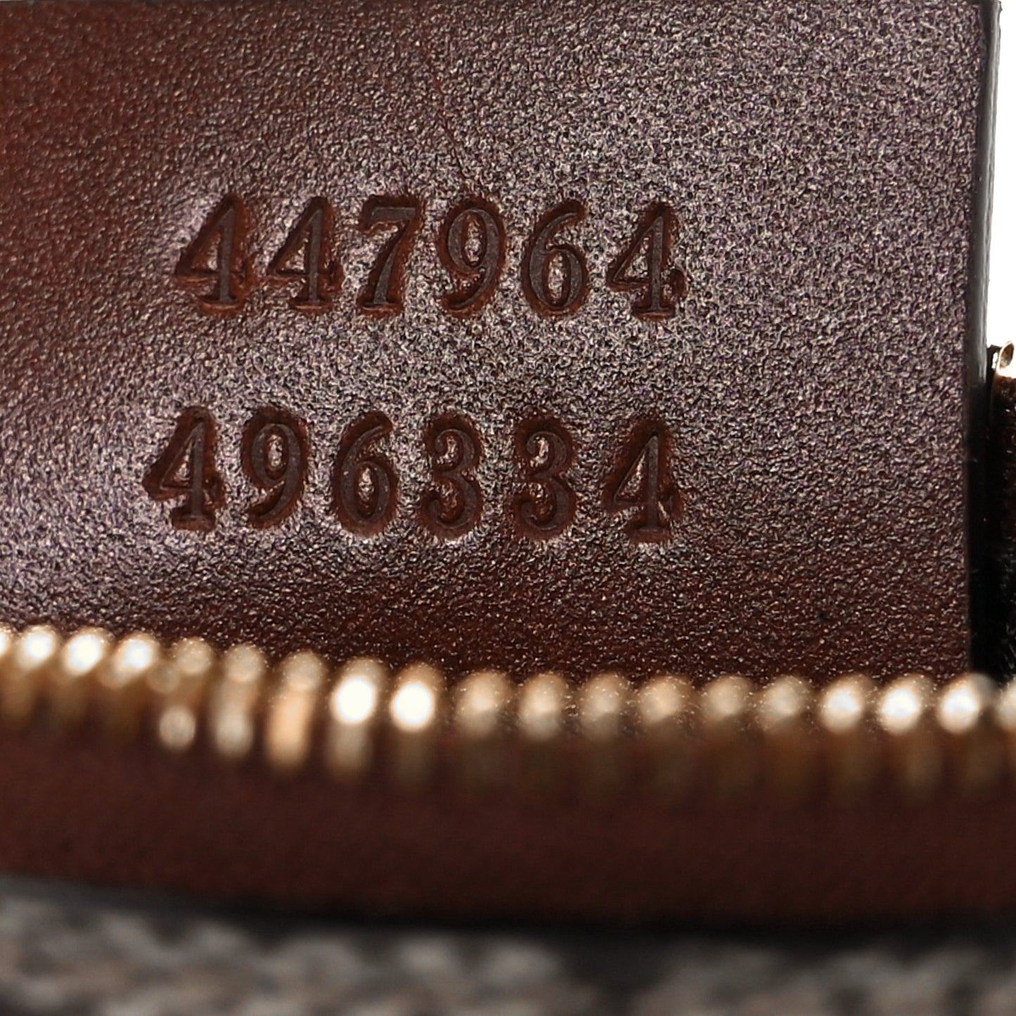 GG Supreme Monogram Key Case Brown