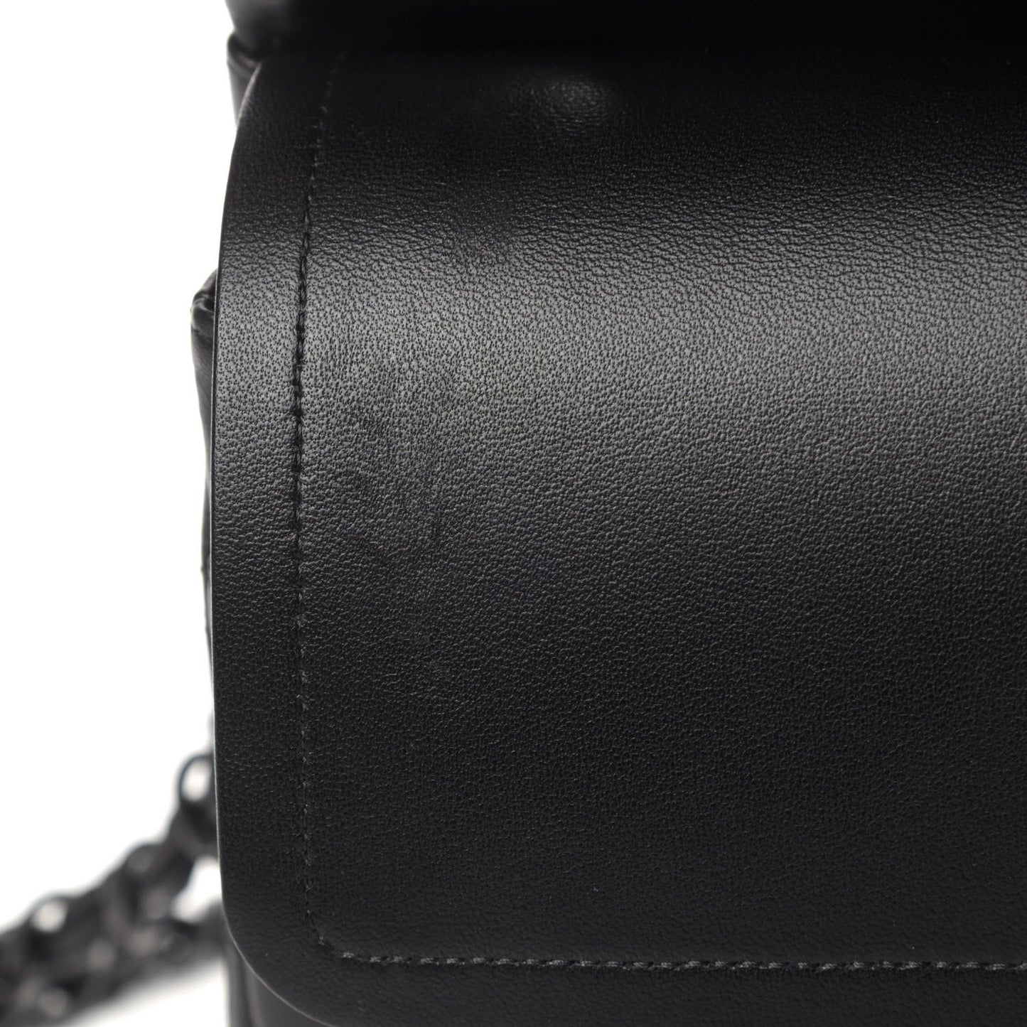 Lambskin Quilted Jumbo Double Flap So Black