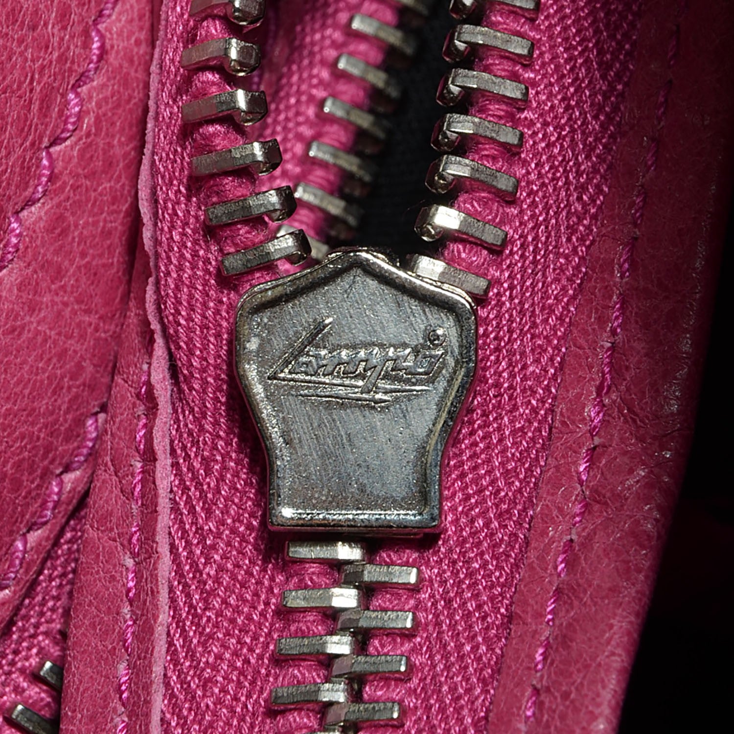 Balenciaga Agneau Giant 21 Silver Hardware Velo Cyclamen Fucsia 8 of 11