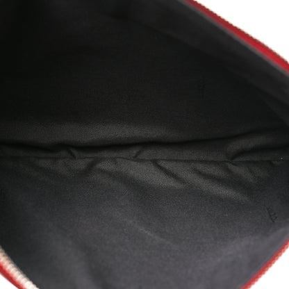 Fendi Vitello Century Opaco F is Fendi Tri-Color Triplette Pouch Set Corteccia White Ice Fragola 7 of 9