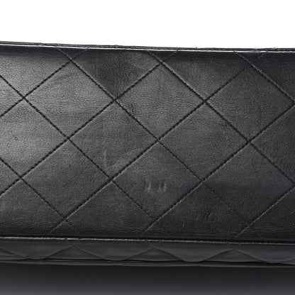 Chanel Lambskin Quilted XL Jumbo Single Flap Black 11 of 16