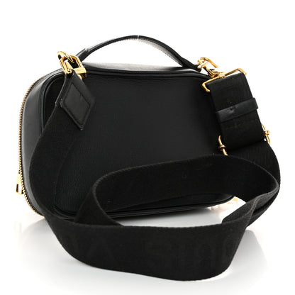Louis Vuitton Calfskin Monogram Embossed Utility Crossbody Black 3 of 10