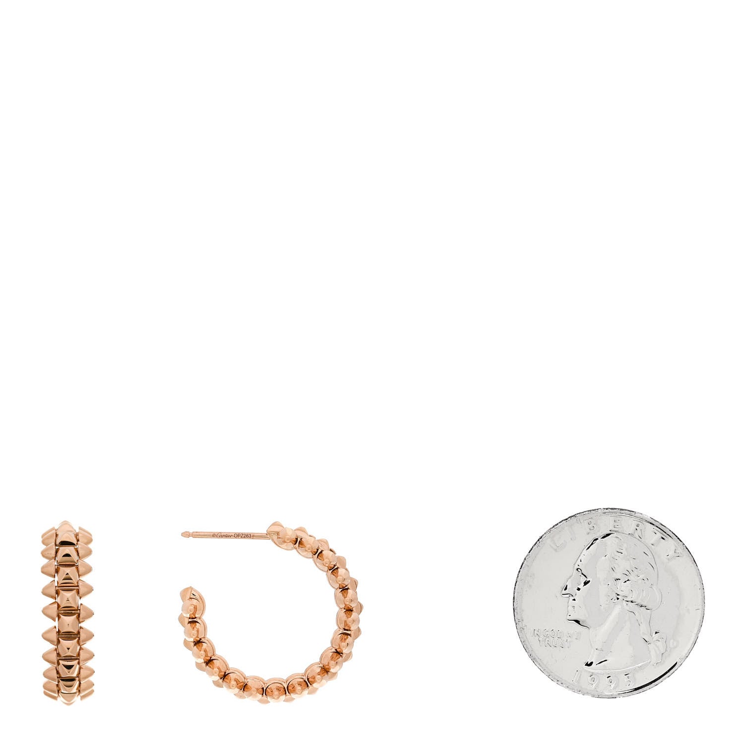 Cartier 18K Pink Gold Small Clash de Cartier Earrings 2 of 4