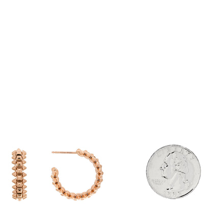 Cartier 18K Pink Gold Small Clash de Cartier Earrings 2 of 4