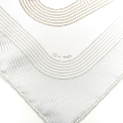 Hermes Silk Circuit 24 Faubourg Pocket Square Scarf 4 of 5