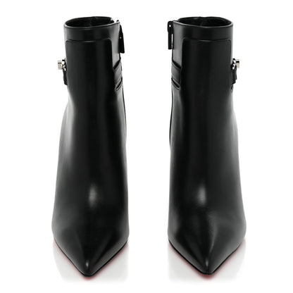 Christian Louboutin Calfskin Lock So Kate Booty 100 Ankle Booties 39.5 Black 4 of 24