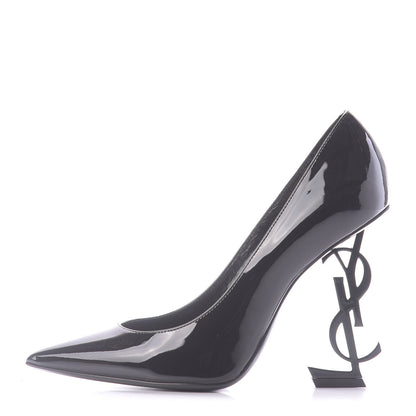 Saint Laurent Patent Opyum 110 Pumps 35 Black 1 of 9