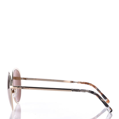 Chanel Round Mirror Sunglasses 4206 Rose Gold 3 of 7