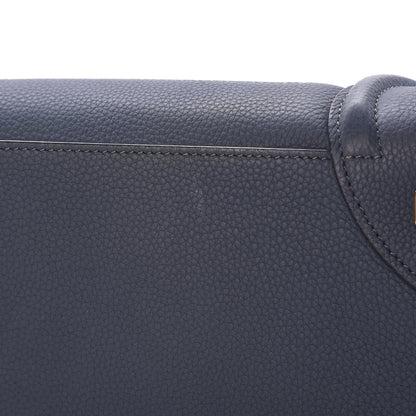 Celine Drummed Calfskin Mini Luggage Slate 11 of 12