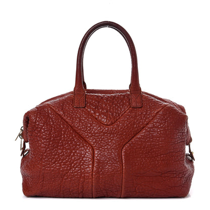 Saint Laurent Pebbled Lambskin Easy Sac Burnt Orange 1 of 11