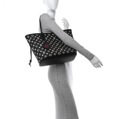 Louis Vuitton Empreinte Spring In The City Neverfull MM Black White Pink 2 of 13