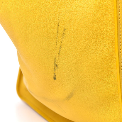 Celine Supple Calfskin Medium Phantom Luggage Yellow 21 of 24