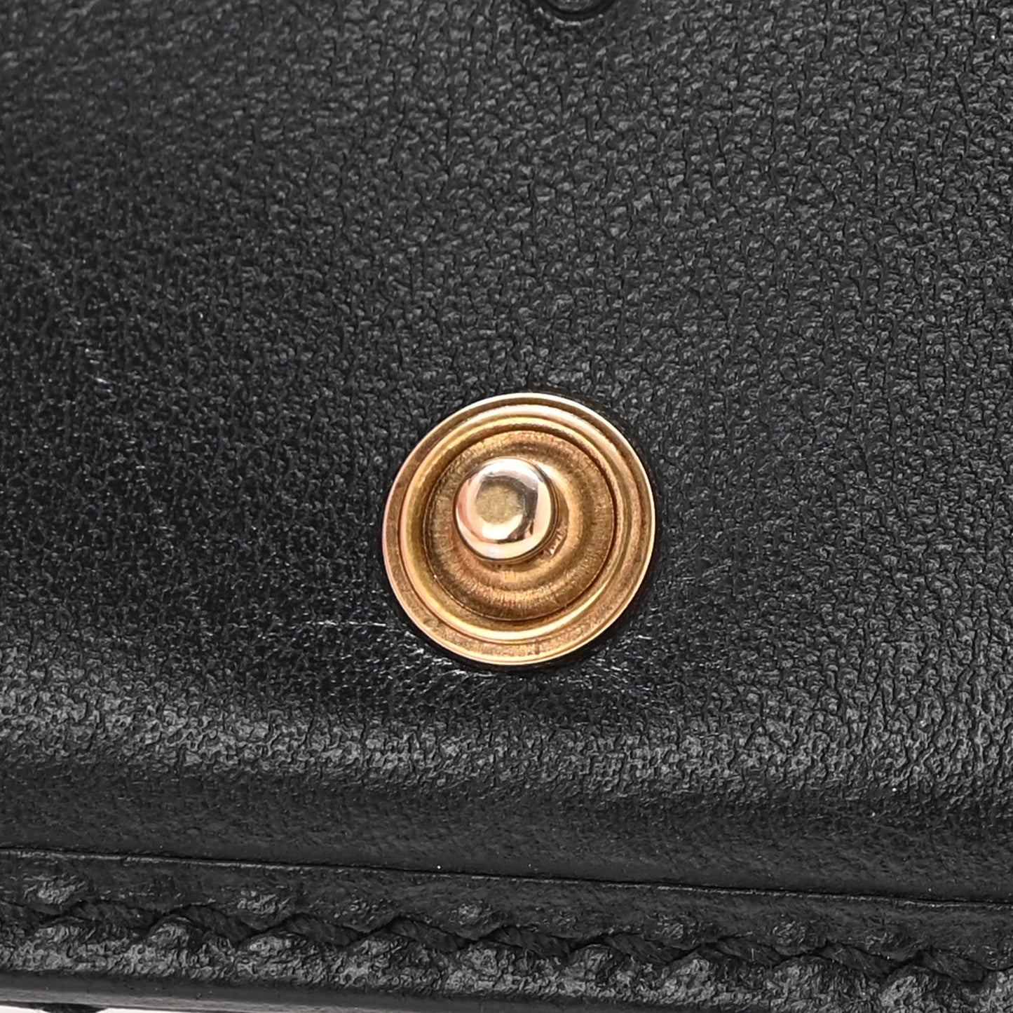 Calfskin Matelasse GG Marmont Card Case Wallet Black