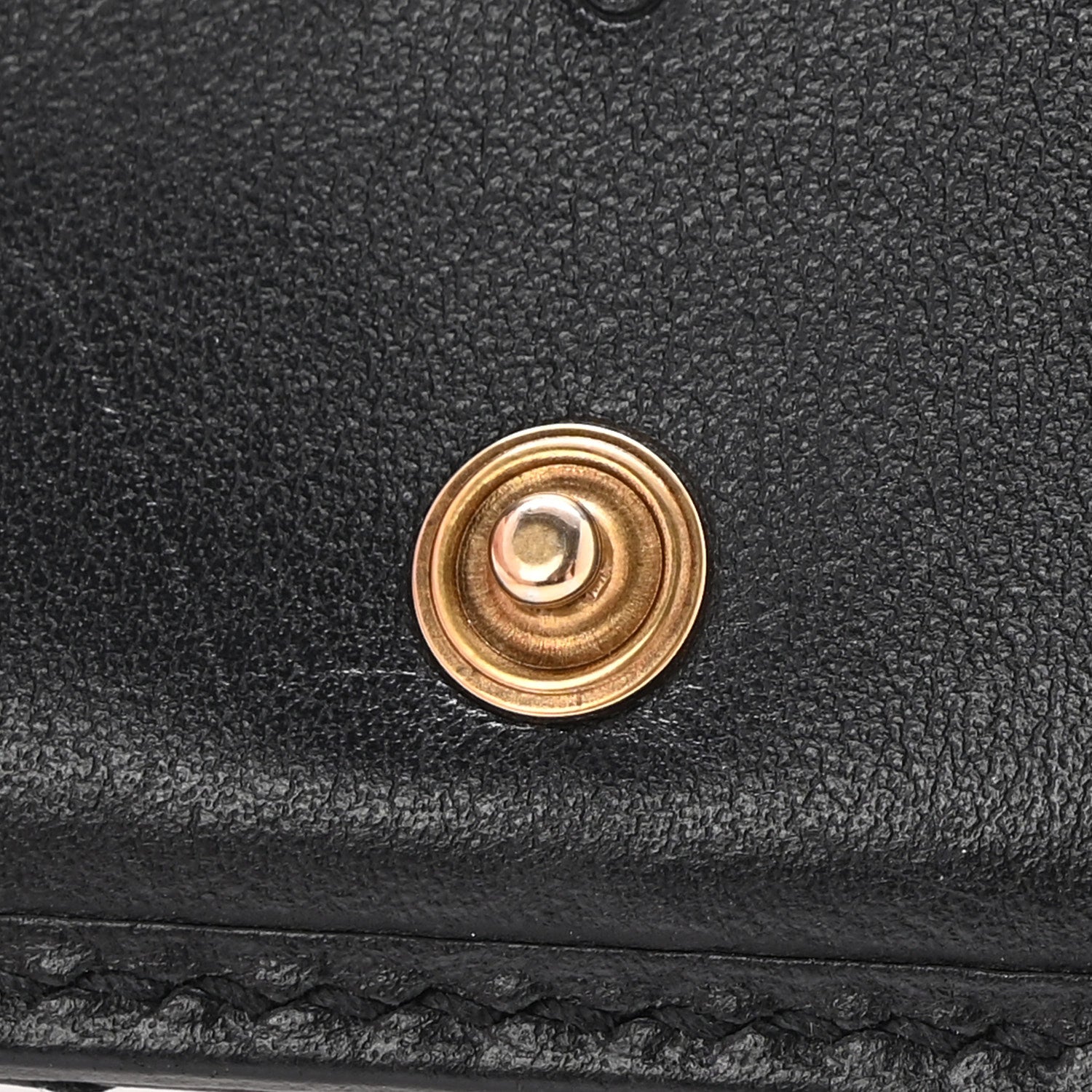 Gucci Calfskin Matelasse GG Marmont Card Case Wallet Black 8 of 14