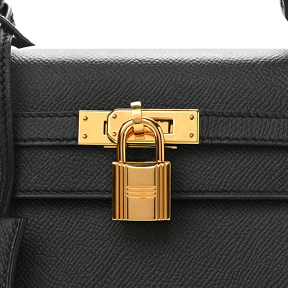 Hermes Epsom Kelly Sellier 25 Black 8 of 11