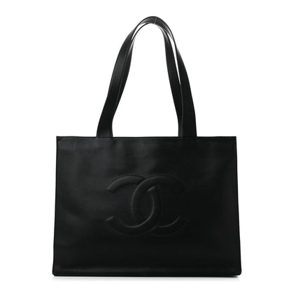 Chanel Caviar CC Tote Black 1 of 11