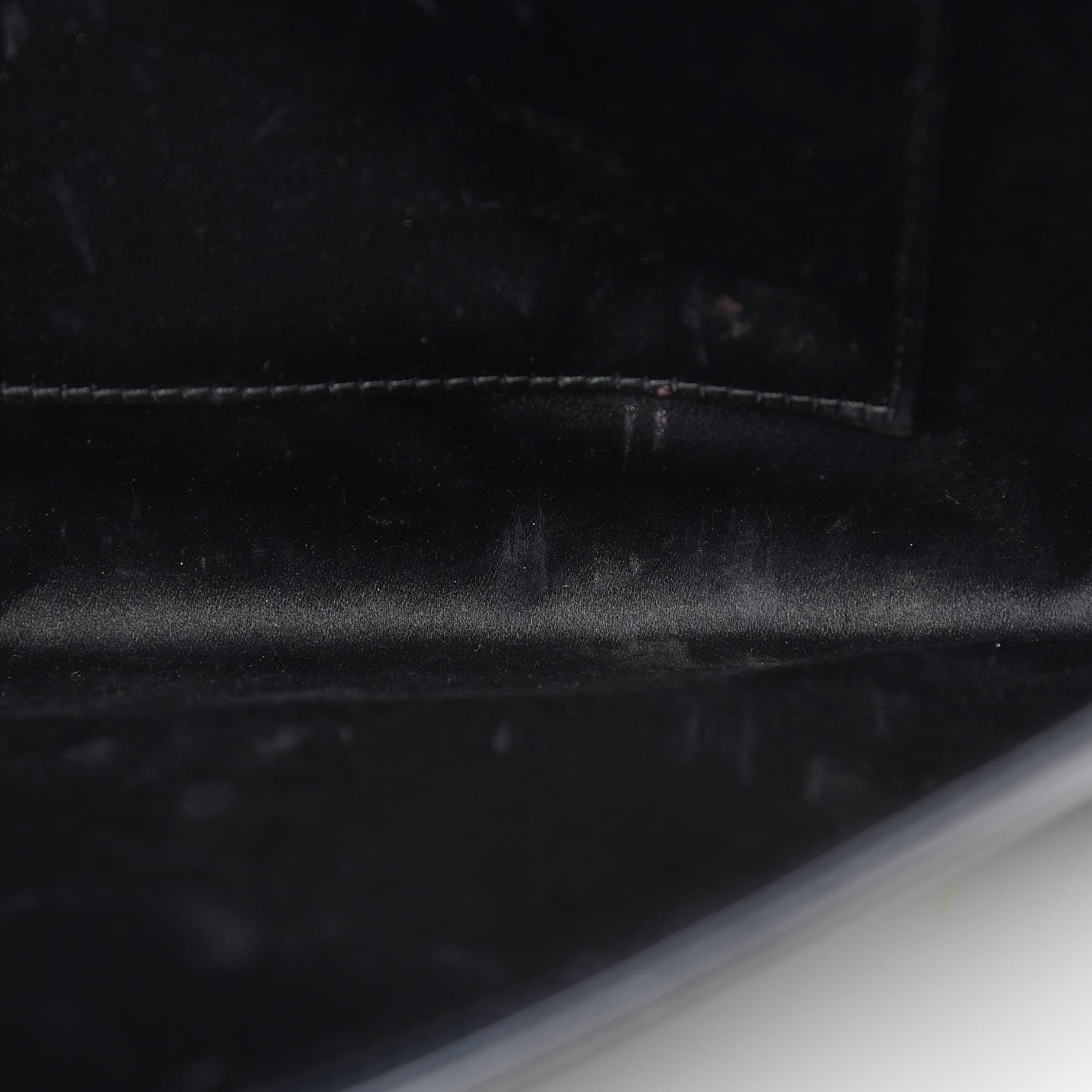 Saint Laurent Textured Patent Calfskin Large Belle De Jour Clutch Deep Marine 15 of 16