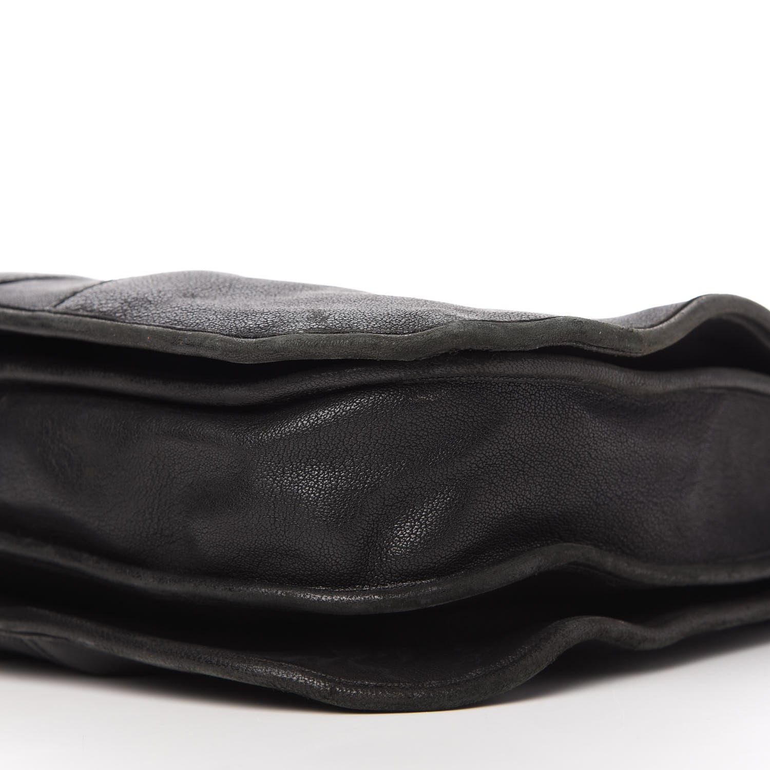 Saint Laurent Sheepskin Medium Chyc Shoulder Bag Black 7 of 15