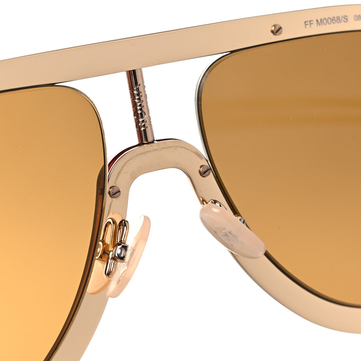 FF Fabulous Shield Sunglasses FF M0039/G/S Gold