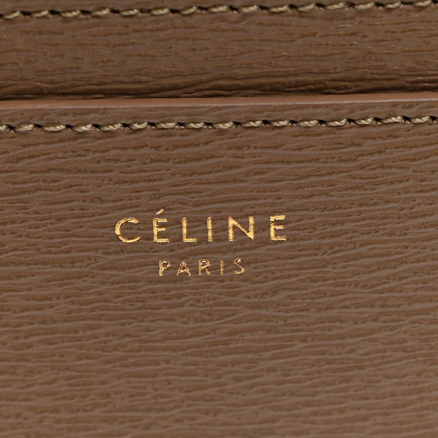 Celine Grained Calfskin Multifunction Card Holder Taupe 6 of 8