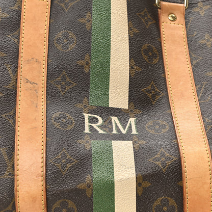 Louis Vuitton Monogram My LV Heritage Keepall Bandouliere 55 Ivory Vert Anglais 6 of 9