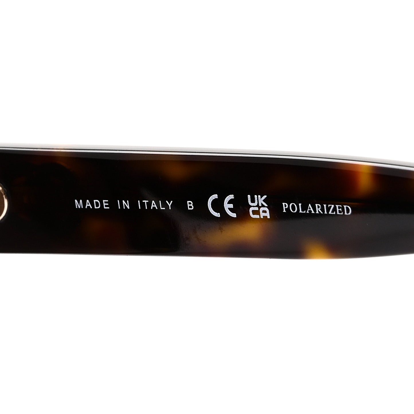 Acetate Polarized Pearl CC Square Sunglasses 5482-H-A Dark Tortoise