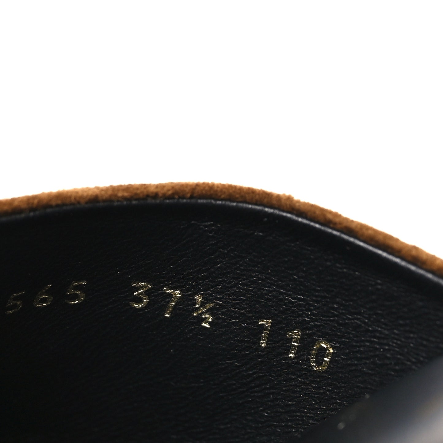 Suede GG Debossed Annette Horsebit Flat Mules 37.5 Brown