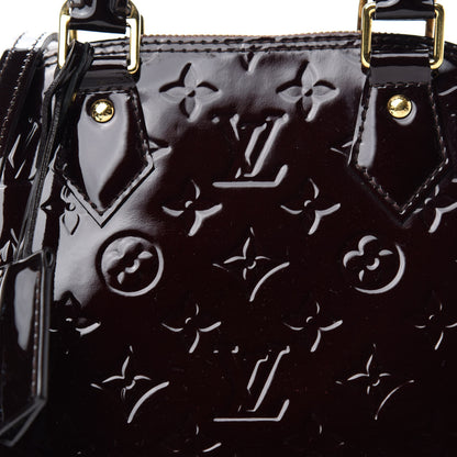 Louis Vuitton Vernis Alma BB Amarante 10 of 10
