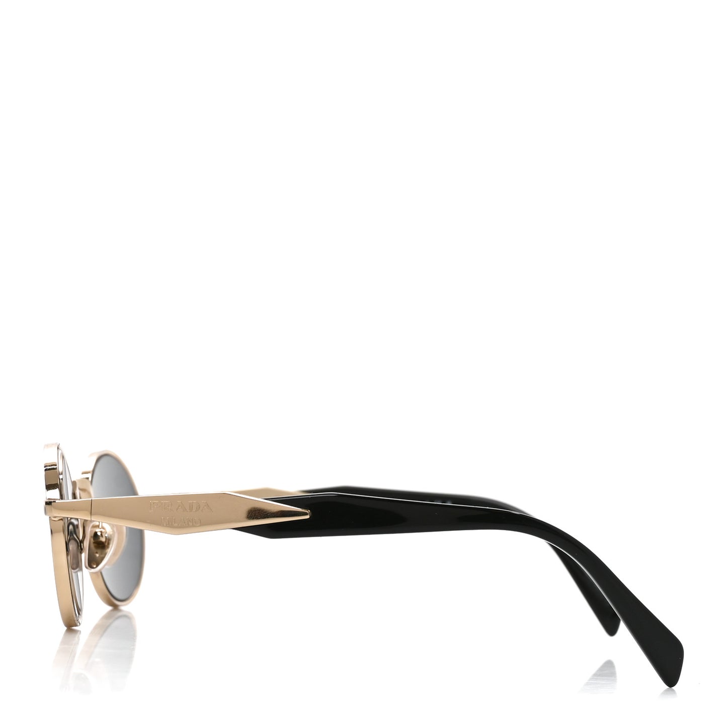 Metal Logo Sunglasses SPR 65ZS Gold