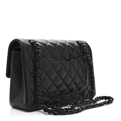 Chanel Lambskin Quilted Small Double Flap So Black 3 of 10
