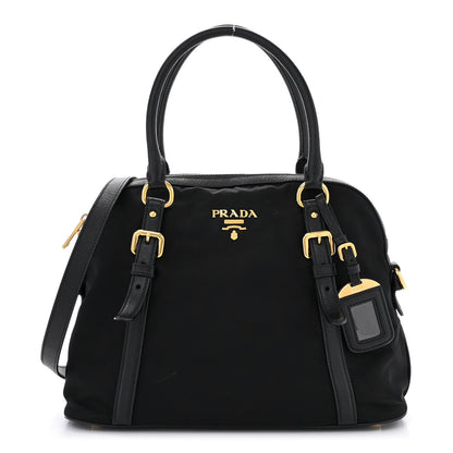 Prada Tessuto Nylon Saffiano Tote Black 1 of 14