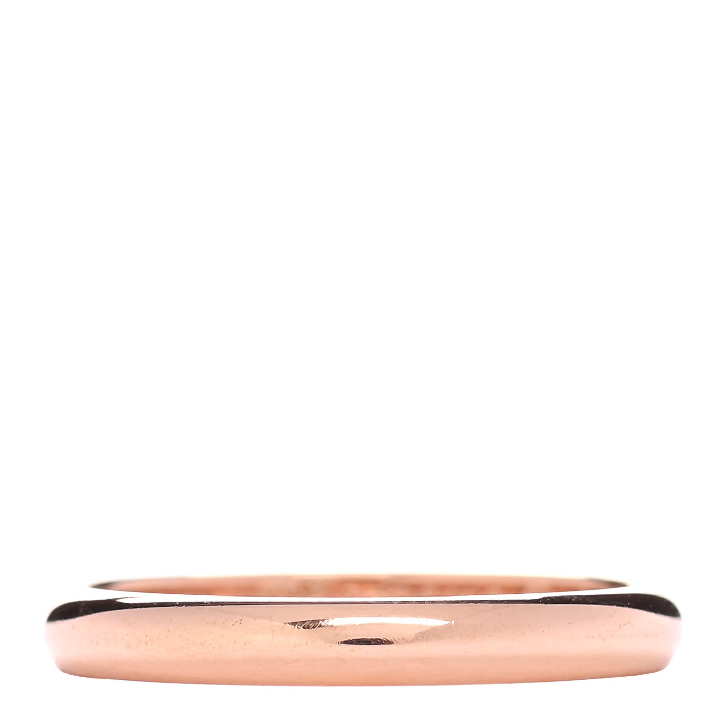 18K Pink Gold 2.5mm 1895 Wedding Band Ring 49