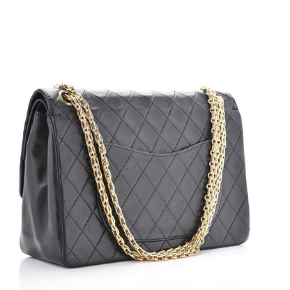 Chanel Lambskin Quilted Medium Bijoux Chain Double Flap Black 4 of 8