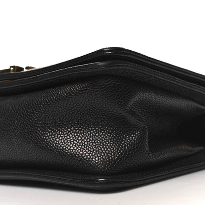 Chanel Caviar Quilted Medium Boy Flap Black 10 of 13