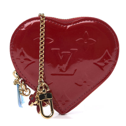 Louis Vuitton Vernis Coeur Heart Coin Purse Pomme D'Amour 1 of 7