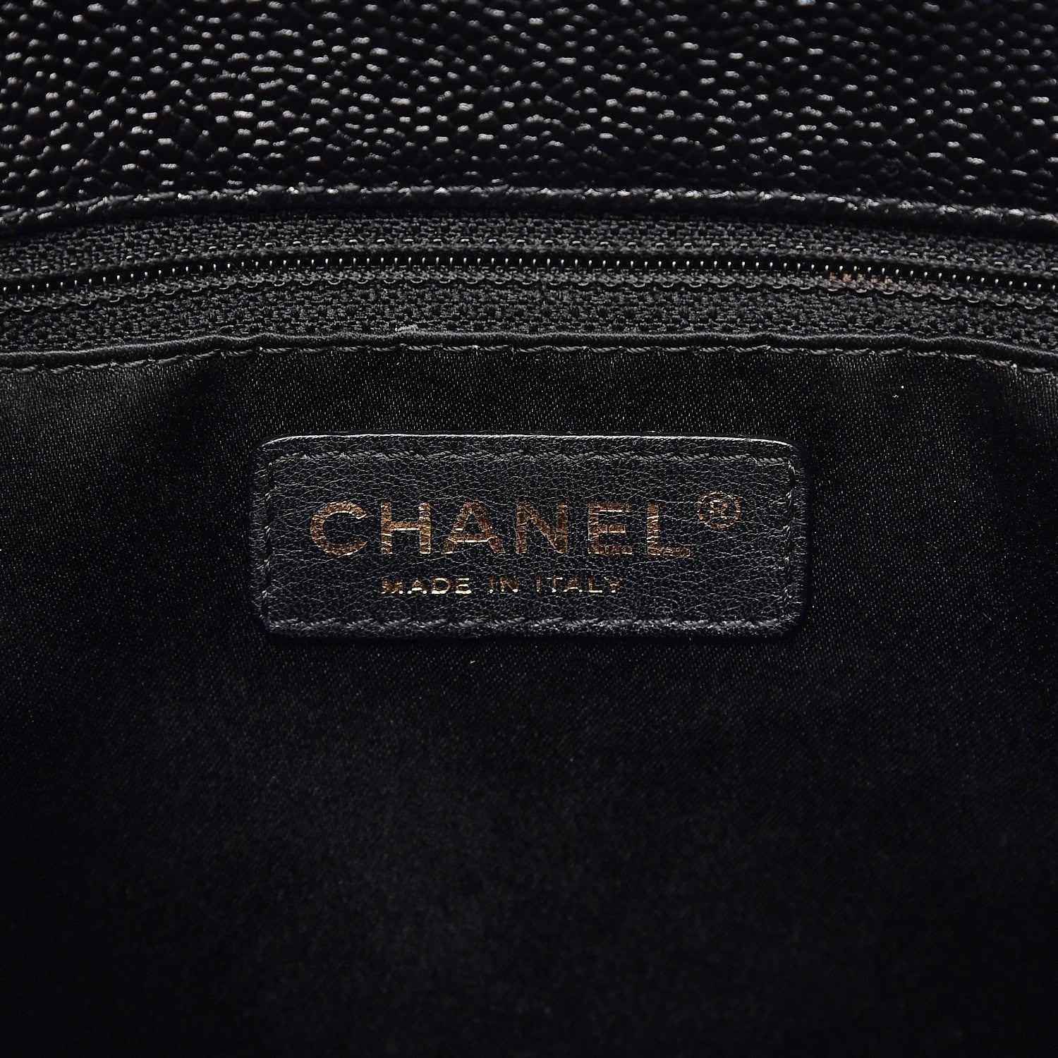 Chanel Caviar Quilted Grand Shopping Tote GST Black 6 of 12