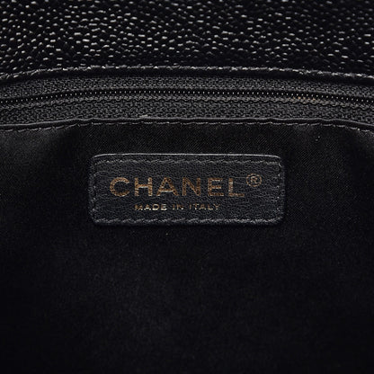 Chanel Caviar Quilted Grand Shopping Tote GST Black 6 of 12