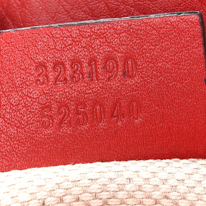 Gucci Pebbled Calfskin Small Soho Flap Crossbody Red 7 of 9