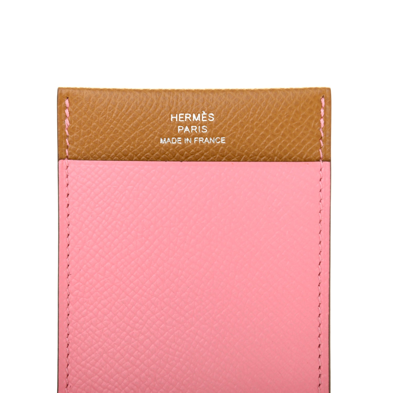 Hermes Epsom Card Holder Rose Confetti Sesame 7 of 8