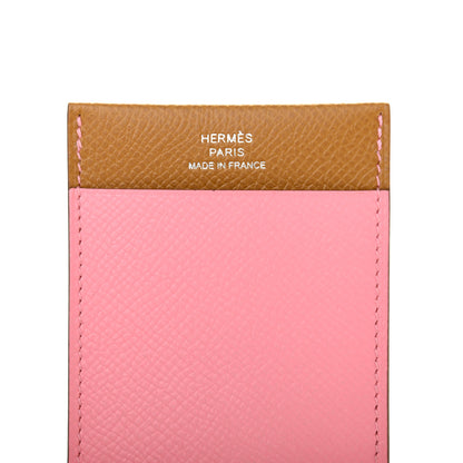 Hermes Epsom Card Holder Rose Confetti Sesame 7 of 8