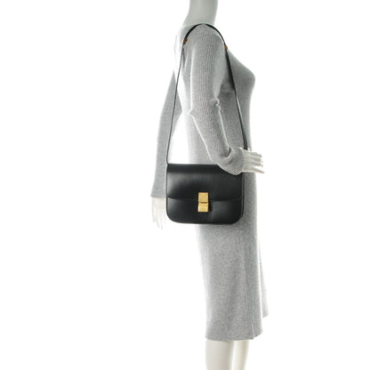 Celine Box Calfskin Medium Classic Box Flap Bag Black 2 of 7