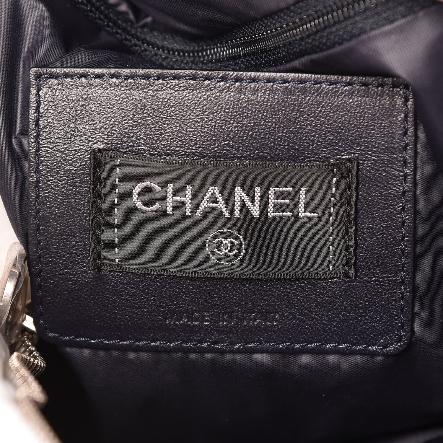 Chanel Nylon Tweed Coco Neige Small Doudoune Backpack Ivory 8 of 10