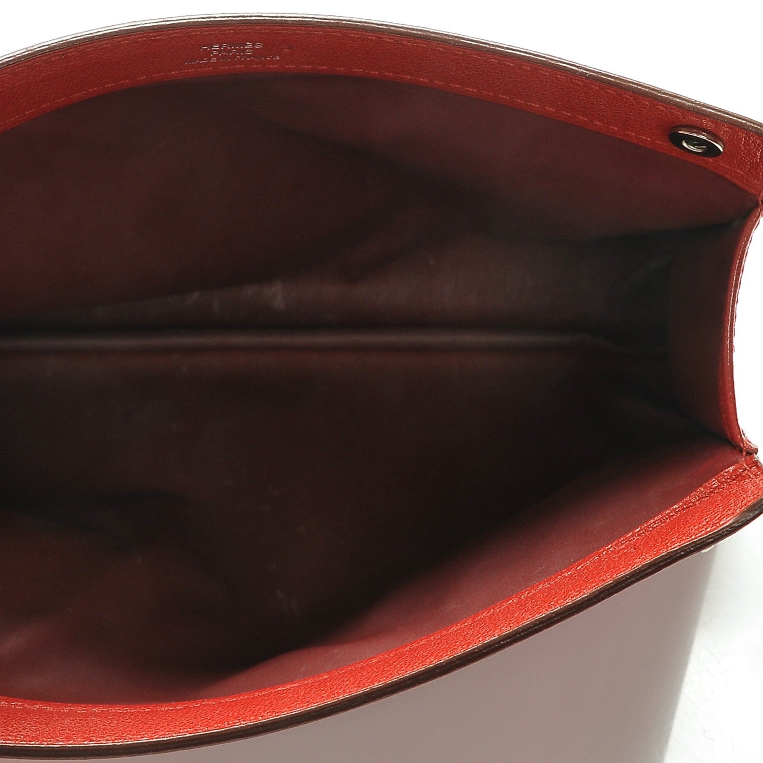 Hermes Chevre Mysore Karo GM Rouge Garance 5 of 8