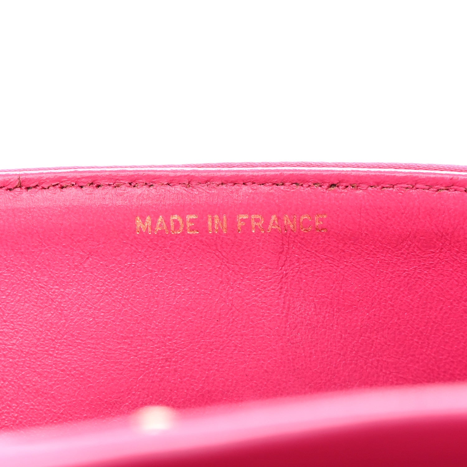 Chanel Satin Quilted Medium Double Flap Fuchsia 7 of 24