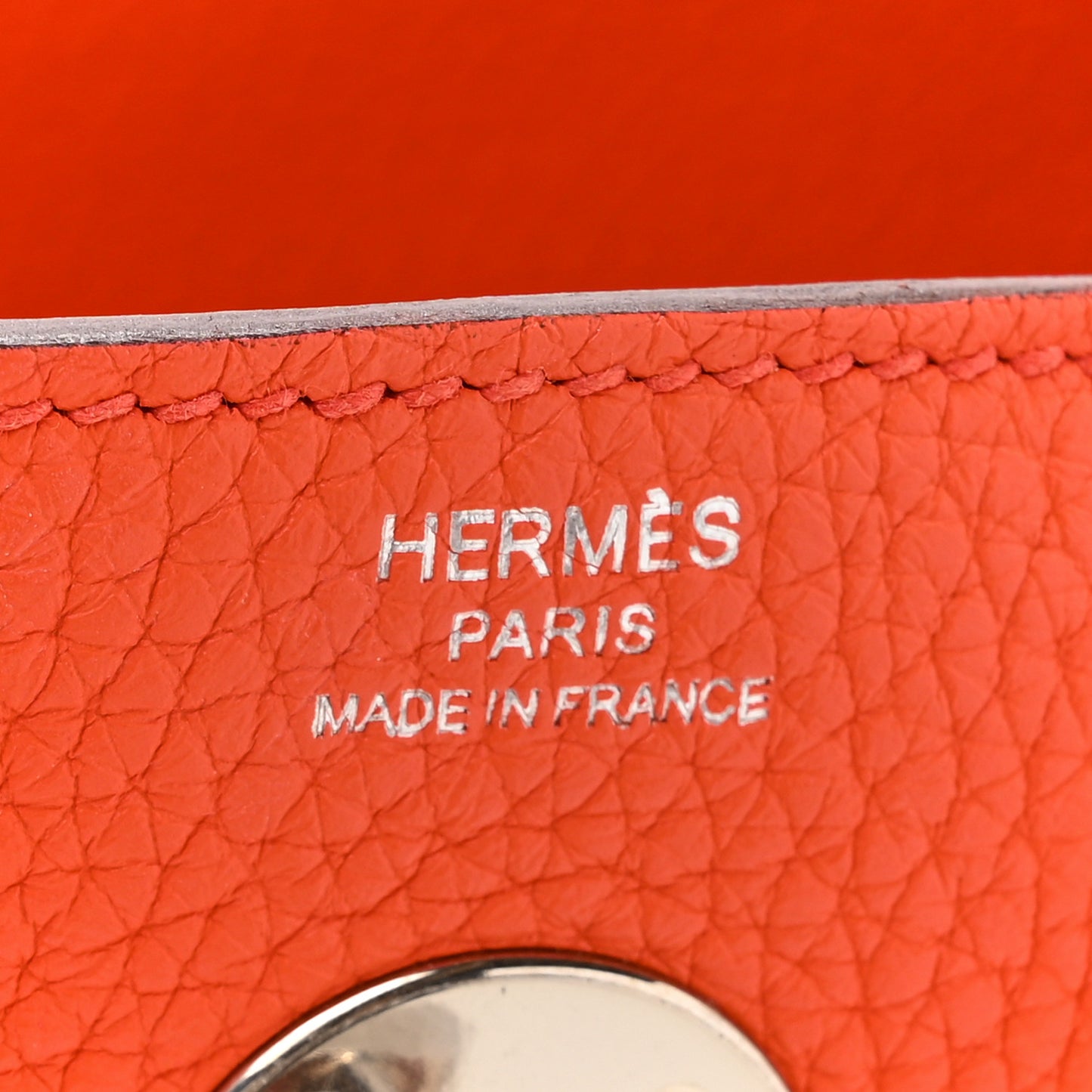 Taurillon Clemence Lindy 26 Orange Poppy