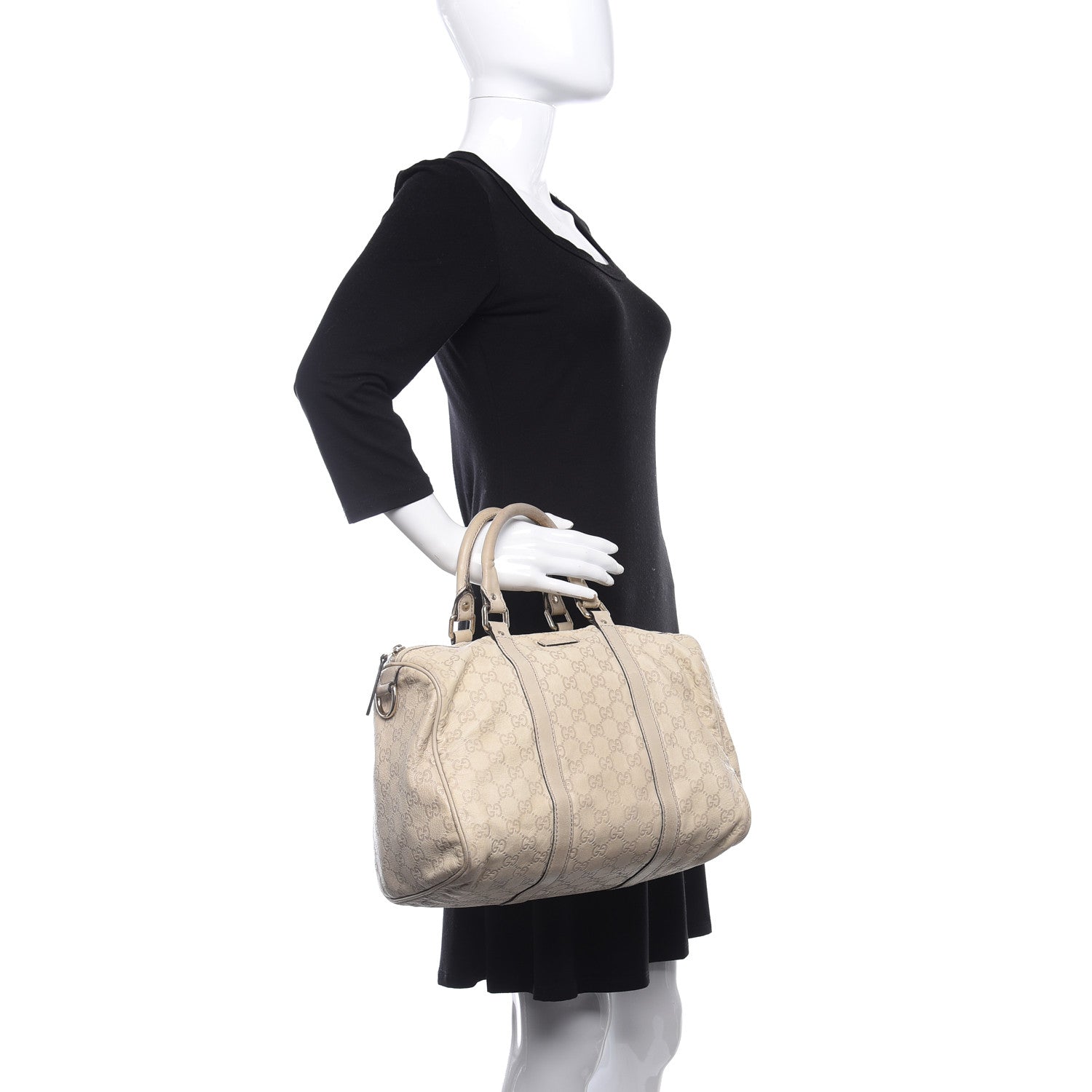 Gucci Guccissima Medium Joy Boston Off White 2 of 18