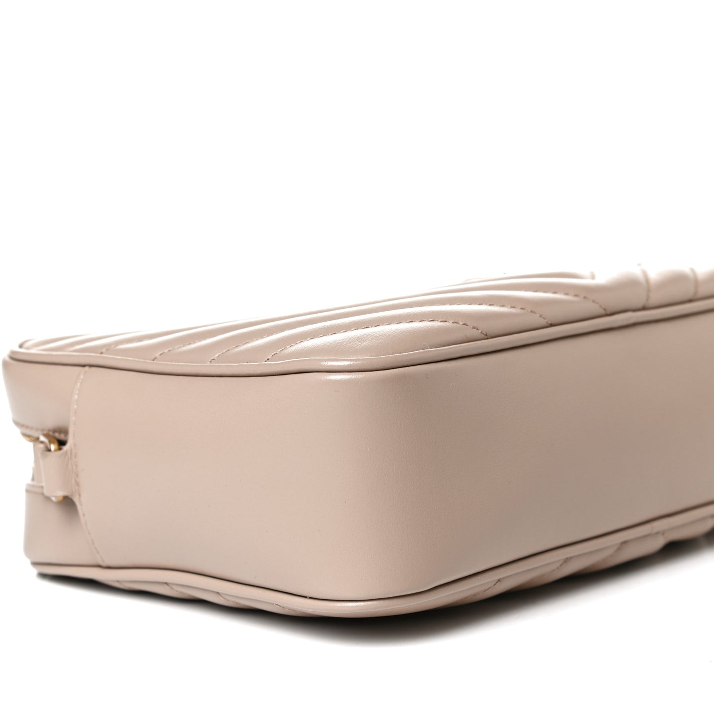 Calfskin Matelasse Monogram Lou Camera Bag Nude Powder