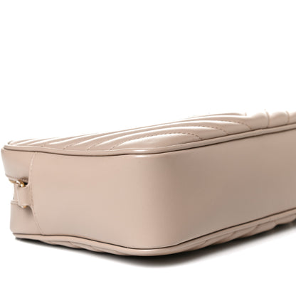 Saint Laurent Calfskin Matelasse Monogram Lou Camera Bag Nude Powder 9 of 10
